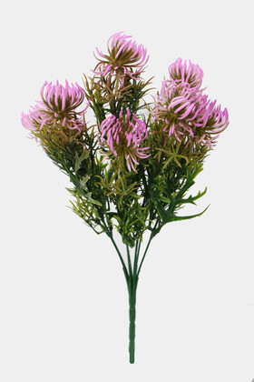 Yapay Çiçek Deposu - Yapay Ahtapot Bitkisi Demeti 30 cm Lila