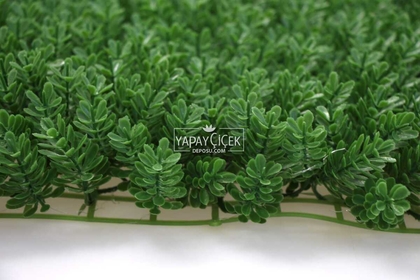 Yapay Çamdalı Model Duvar Bitki Kaplaması 50x50 cm Koyu Yeşil - 2