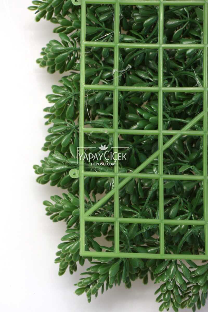 Yapay Çamdalı Model Duvar Bitki Kaplaması 50x50 cm Koyu Yeşil