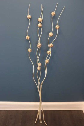 Yapay Çiçek Deposu - Salex Kuru Dal (5 Adet; 150 cm)