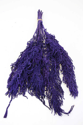 Yapay Çiçek Deposu - Şoklanmış Sarkan Amaranthus Demeti 100 gr Mor