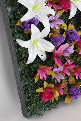 Yapay Dikey Bitki Hazır Duvar Paneli 50x100 cm Model 10 - Thumbnail