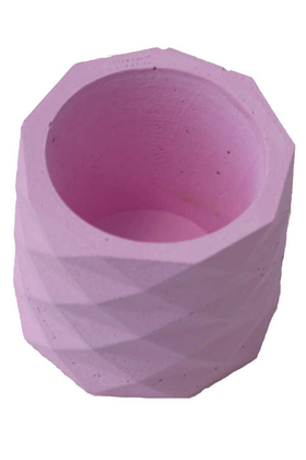 Renkli Geo Mini Beton Saksı Lila - 2