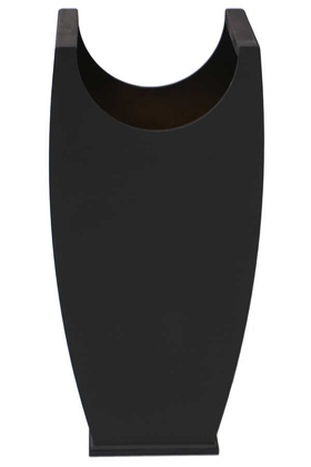 Dekoratif Ahşap Çiçeklik Saksı Baca Model Siyah - Thumbnail