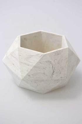Handmade Beton Saksı 10.6 cm Model-11 Taş Rengi - Yapay Çiçek Deposu