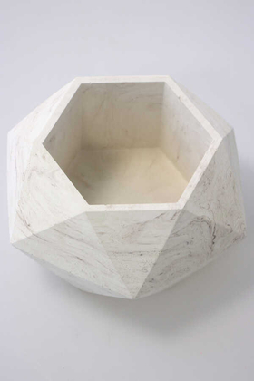 Handmade Beton Saksı 10.6 cm Model-11 Taş Rengi - Thumbnail