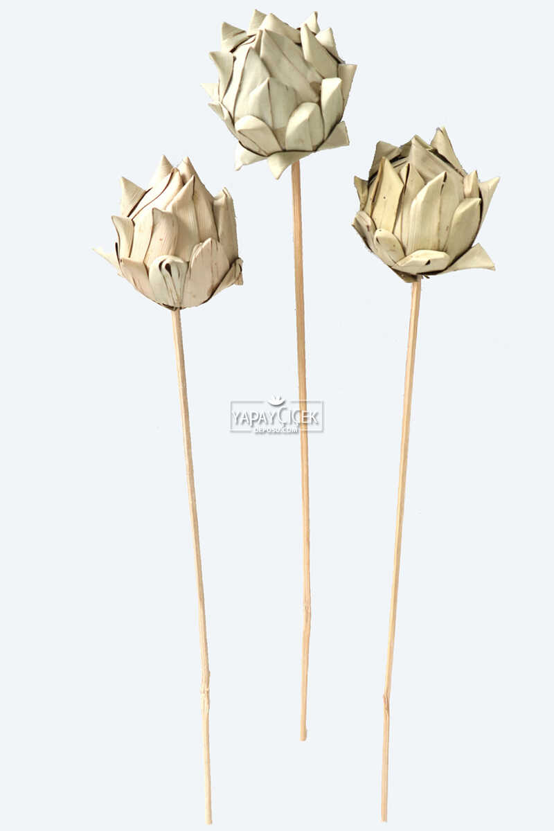 3 Lü Tropik Yaprak Kaplamalı Artichoke