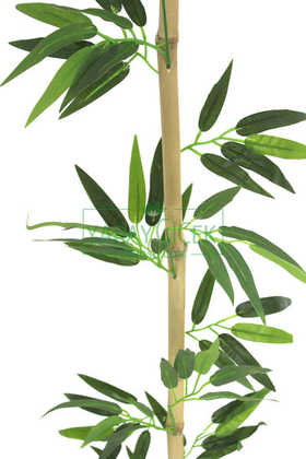 155 cm Yapay 12 Dal Yapraklı Doğal Bambu Tip9 - Thumbnail