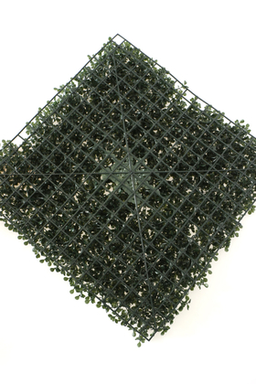 U.V Dayanımlı Yapay Çim Karo Tabaka Şimşir 50 cm x 50 cm Koyu Yeşil - Thumbnail