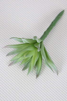 Yapay Çiçek Deposu - Yapay Succulent Sukulent Kaktüs Fritillaria Imperialis Açık Yeşil