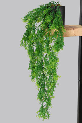 Yapay Çiçek Saksıda Sarkan Sarmaşık 60 cm Yeşil - Thumbnail