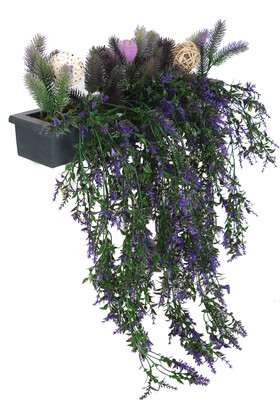 Yapay Çiçek Deposu - Yapay Bitkili Raf Masa Sarmaşık Tanzimi 45 cm Model 10