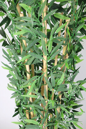 Oval Çıtalı Saksıda Yapay Bambu Ağacı 8 Çubuklu 180 cm - Thumbnail