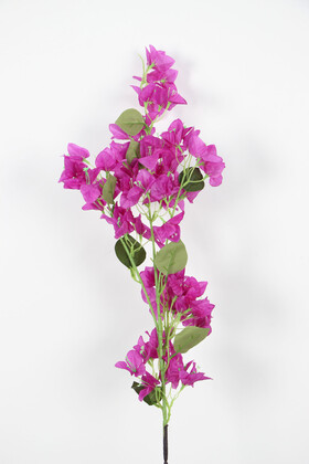 Yapay Çiçek Deposu - Dekoratif Lüx Yapay Begonvil Dalı 120 cm Mor