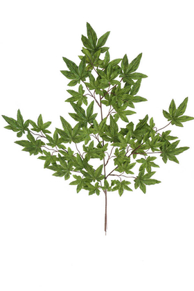 Yapay Çiçek Deposu - Yapay Çınar Ağacı Dalı 65 cm Yeşil