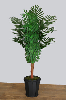 Yapay Çiçek Deposu - Yapay Areka Ağacı Palmiyesi 140 cm 14 Yapraklı