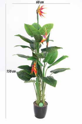 Yapay Ağaç Çiçekli Starliçe Ağacı 3 Gövde 21 Yapraklı 150 cm - 2