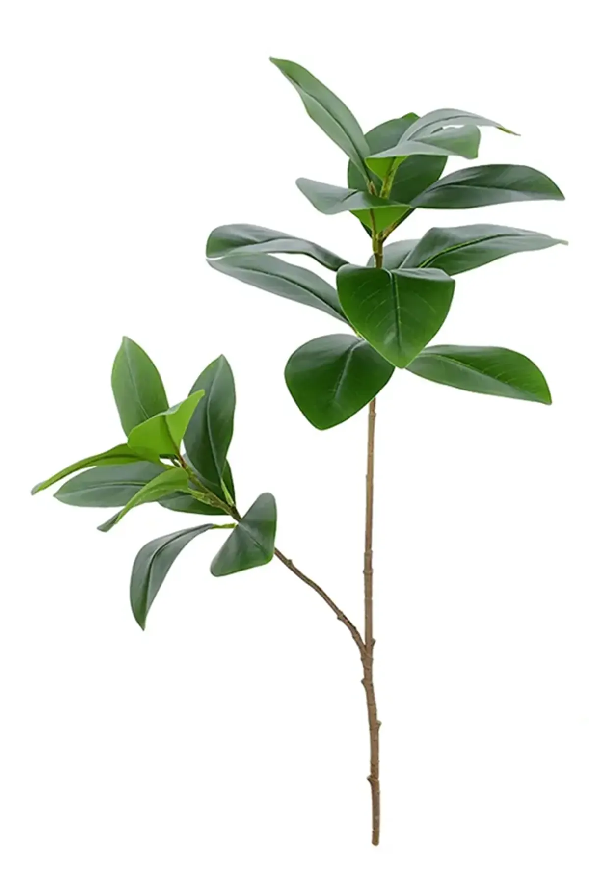 Yapay Ağac Kauçuk Bitkisi 2 Dallı 105 Cm (saksısız)