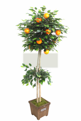 Yapay Ağaç Valensiya Portakal Ağacı 180 cm - Thumbnail