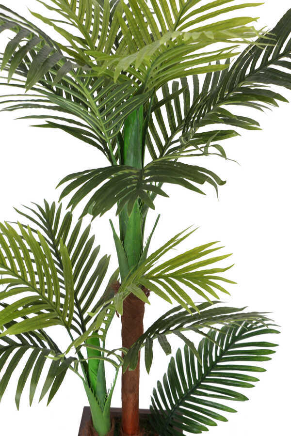 Yapay Ağaç Areka Palmiyesi Ahşap Saksıda 155cm