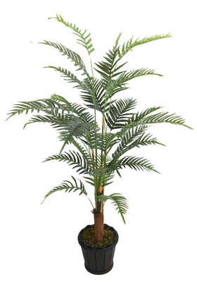 Yapay Areka Palmiyesi 27 Yapraklı Oval Küçük Saksıda 150cm - Thumbnail