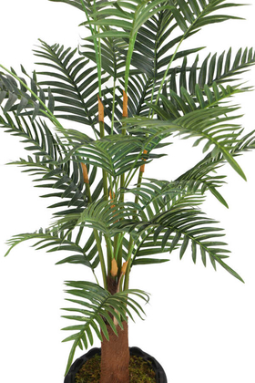 Yapay Areka Palmiyesi 27 Yapraklı Oval Küçük Saksıda 150cm - Thumbnail