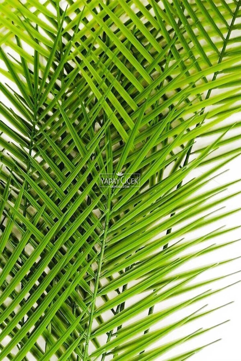 Yapay Areka Palmiyesi Ağacı 130 Cm 12 Yaprakli Saksısız