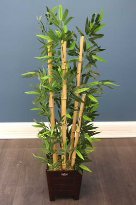 Yapay Bambu Ağacı 6 Gövde 110 cm Model 10 - Thumbnail