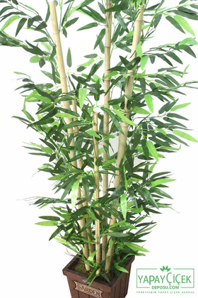 Yapay Bambu Ağacı 6 Gövde 140 cm (Model8) - Thumbnail