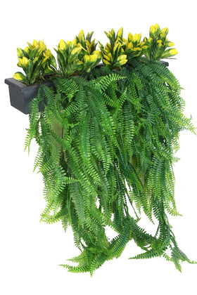 Yapay Çiçek Deposu - Yapay Bitkili Raf Masa Sarmaşık Tanzimi 45 cm Model 12