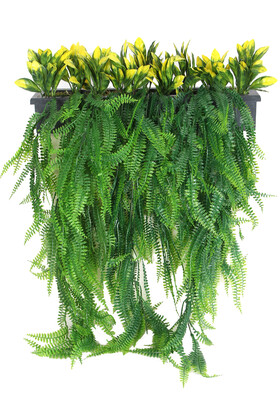 Yapay Bitkili Raf Masa Sarmaşık Tanzimi 45 cm Model 12 - Thumbnail