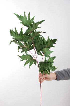 Yapay Büyük Çınar Yaprağı Dalı 95 cm Yeşil - 2