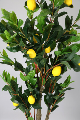 Metal Saksıda Yapay Lüx Limon Ağacı 190 cm - 2