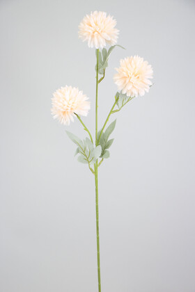 Yapay Çiçek 3lü Top Karanfil Dalı 62 cm Somon - Thumbnail