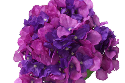 Yapay Çiçek 5 Dal Ortanca Demeti 50cm Mor - Thumbnail