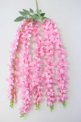 Yapay Çiçek 5li Uzun Sarkan Sümbül 85 cm Açık Pembe - Yapay Çiçek Deposu