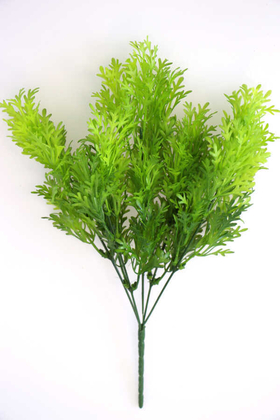 Yapay Çiçek Deposu - Yapay Geyik Boynuzu Bitkisi Yeşil