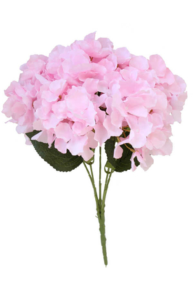 Yapay Çiçek Deposu - Yapay Çiçek 5 Dal Lüx Ortanca Demeti Lila