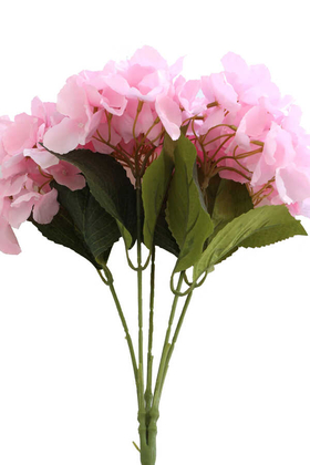 Yapay Çiçek 5 Dal Lüx Ortanca Demeti Lila - Thumbnail