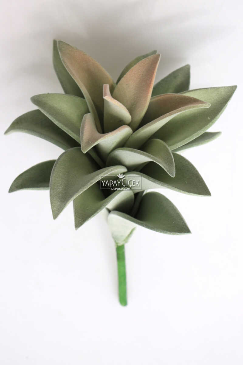 Yapay Çiçek Büyük Succulent Sukulent Graptopetalum 25 Cm