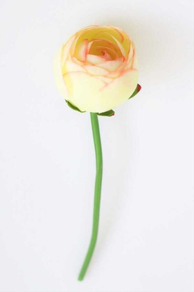 Yapay Çiçek Küçük Tek Dal Şakayık Gül Somon - Thumbnail