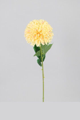 Yapay Çiçek Lüx Top Kasımpatı Dalı 60 cm Somon - Thumbnail