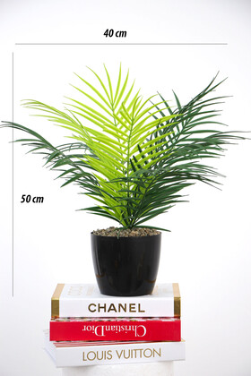 Yapay Çiçek Saksılı 9lu Palmiye Çiçeği 50 cm - 2