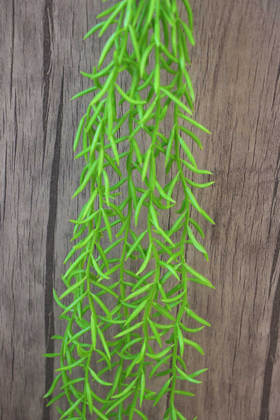 Yumuşak Dokulu Plastik Sarkan Yeşillik Dalı - Thumbnail