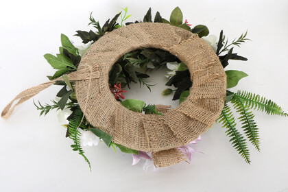Kapı Süsü Papatya Ortanca Görseli 35 cm - 4