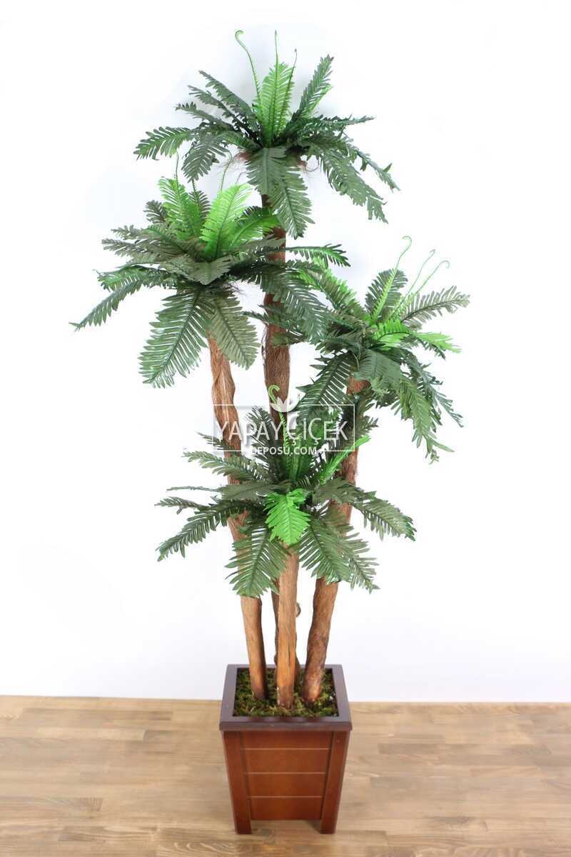Ucuz Yapay Ağaç 4 Gövdeli Afrika Palmiyesi 170 cm