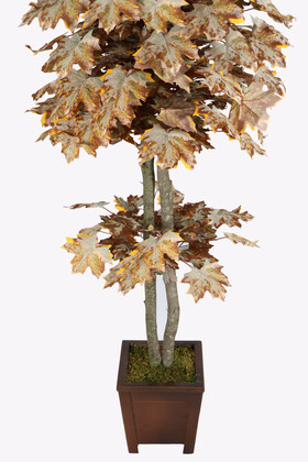 Yapay Ağaç Sonbahar Çınar Ağacı 170 cm Ceviz - Thumbnail