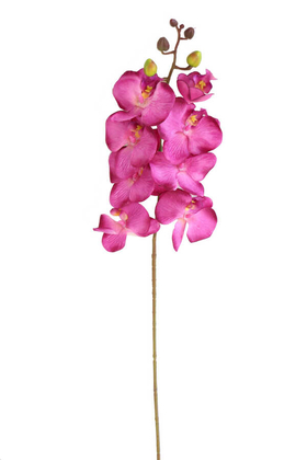 Yapay Dal Orkide Çiçeği 75 cm Mor - Thumbnail