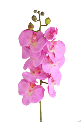 Yapay Çiçek Deposu - Yapay Dal Orkide Çiçeği 75 cm Pembe