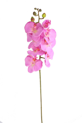 Yapay Dal Orkide Çiçeği 75 cm Pembe - Thumbnail
